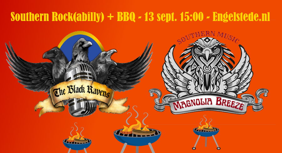 Southern Rock(abilly) BBQ 13 september 15:00 engelstede.nl
